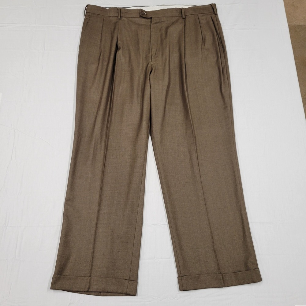 BRAGGI by Louis Raphael brown dress pants size 42X30
